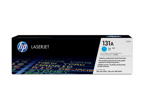 Toner HP CLJ Pro 200 Color M251/276  blå 1.800 sider ved 5 % CF211A 